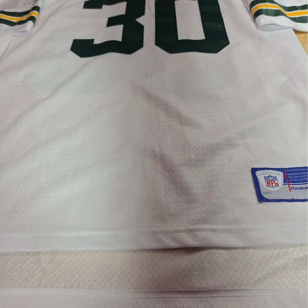 Ahman Green #30 Green Bay Packers Sewn Reebok On Field Jersey Size XL